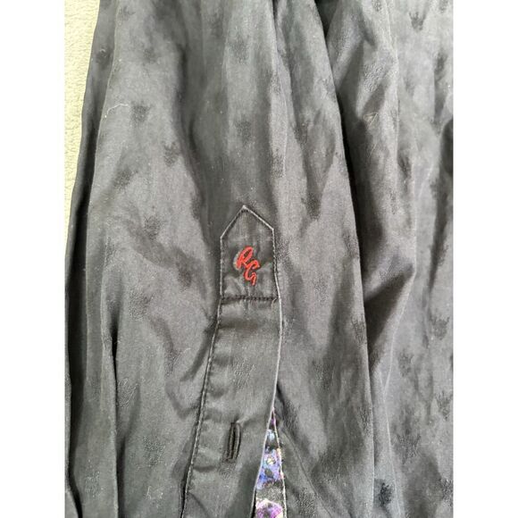 Robert Graham Long Sleeve Button Down Shirt Men's Size Large Blue Flip Cuff - Picture 5 of 11